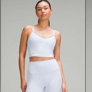 Lululemon Align Strappy Ribbed Tank Top - White - Size 4 - Great Condition